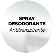 Spray desodorante - antitranspirante